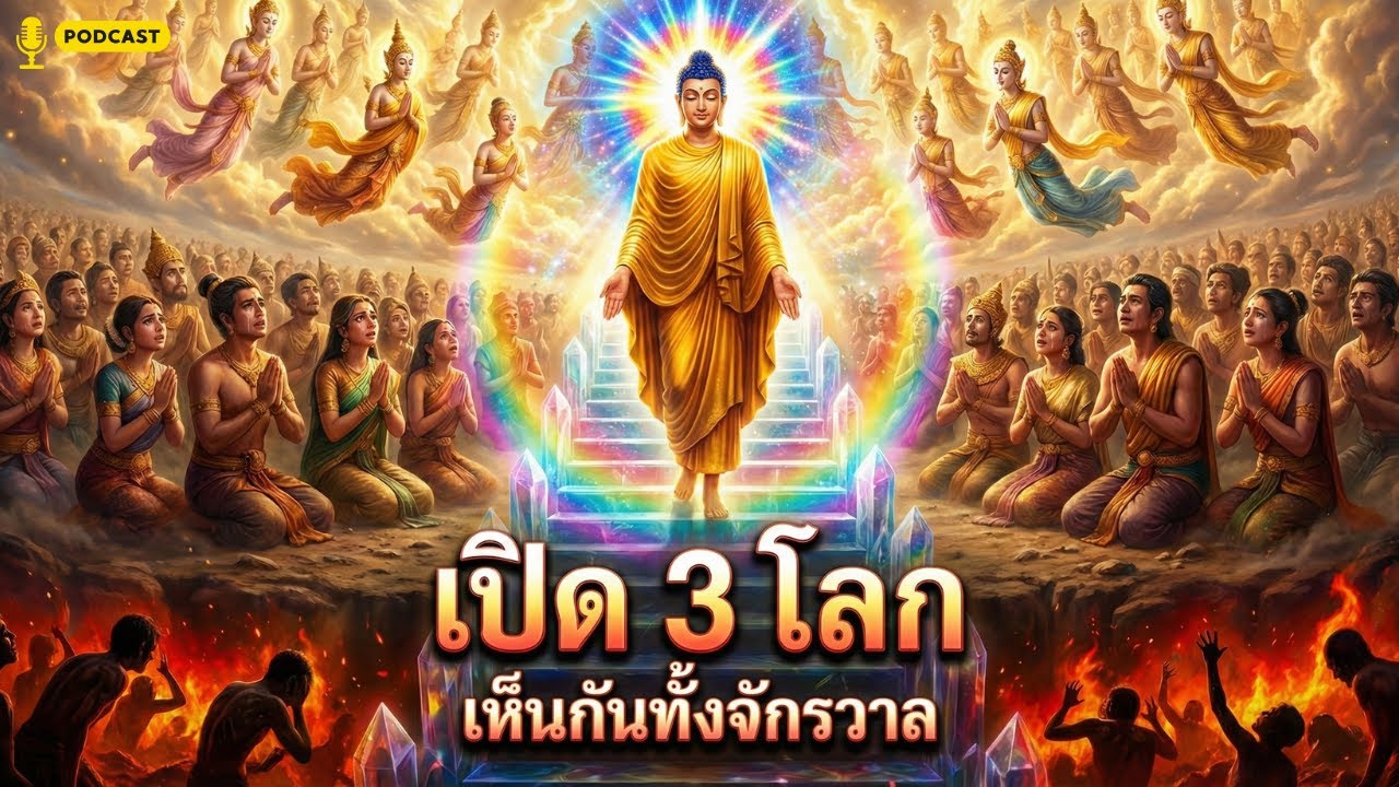 เปิดตำนานพระพุทธเจ้าเปิดโลก 3 ภพภูมิ - กำเนิดตักบาตรเทโวโรหณะ - ปาฏิหาริย์ที่สั่นสะเทือนจักรวาล