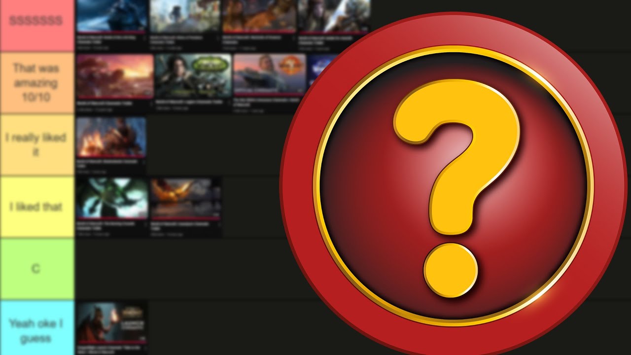 Ranking EVERY World of Warcraft INTRO
