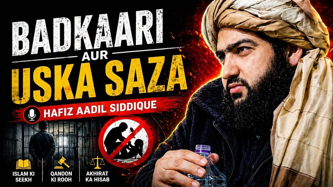 Badkari Aur Uska Saza |  Hafiz Adil Siddique || Latest Bayan Aadil Siddiqui 2026