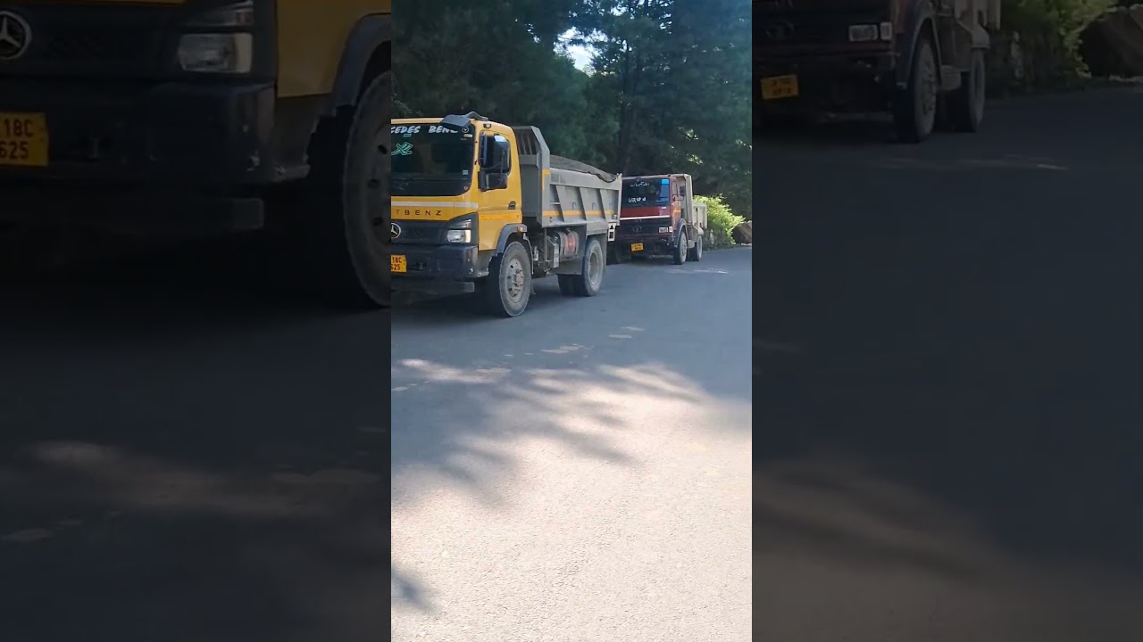 loaded macadam tipper #tipper lover #newone #hydraaa #roadking #baberazam #respect #driver  #shorts