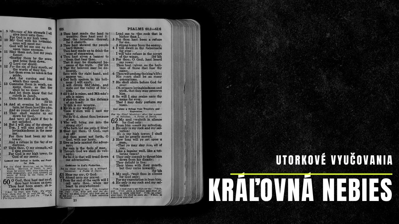 KRÁĽOVNÁ NEBIES | Daniel Šobr