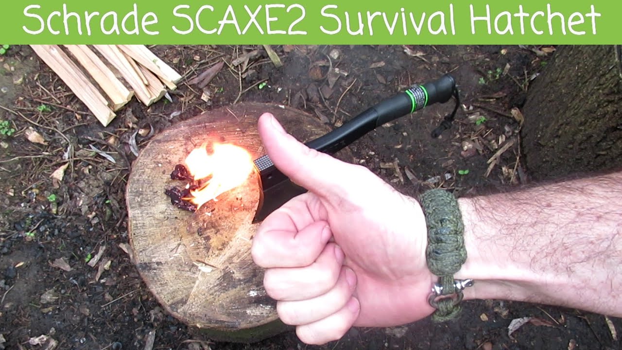 Schrade SCAXE2 Survival Camping Hatchet