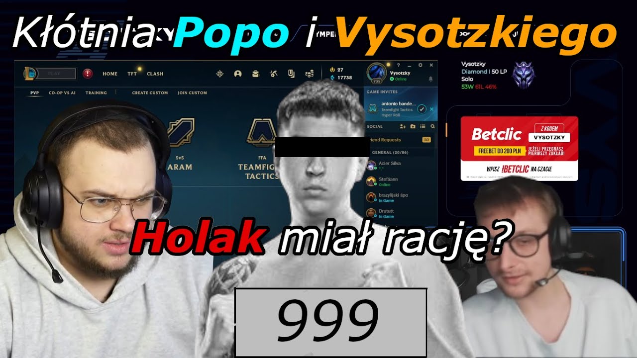 Kł&oacute;tnia Popo i Vysotzkiego | Holak miał rację?