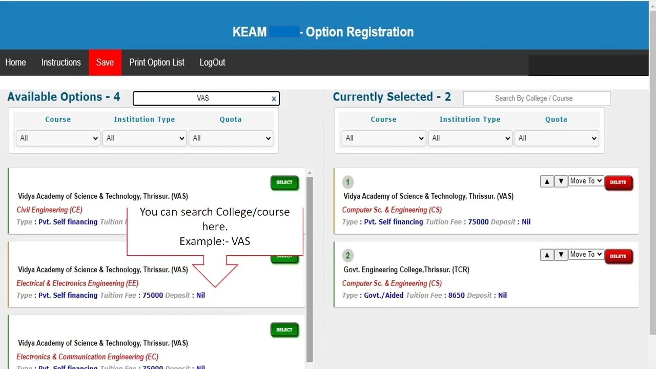 KEAM 2022: Allotment Process in detail