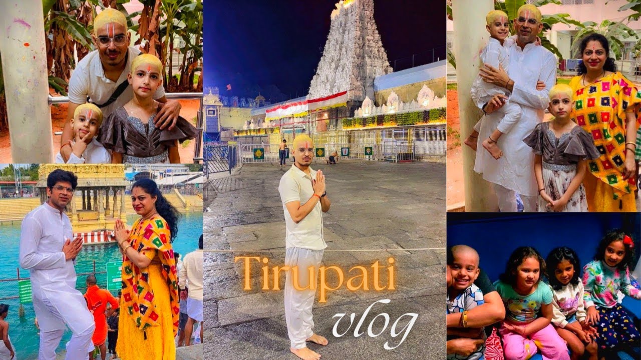 Tirupati Darshan With Family – Mundan & Unexpected True Emotions 🥹❤️