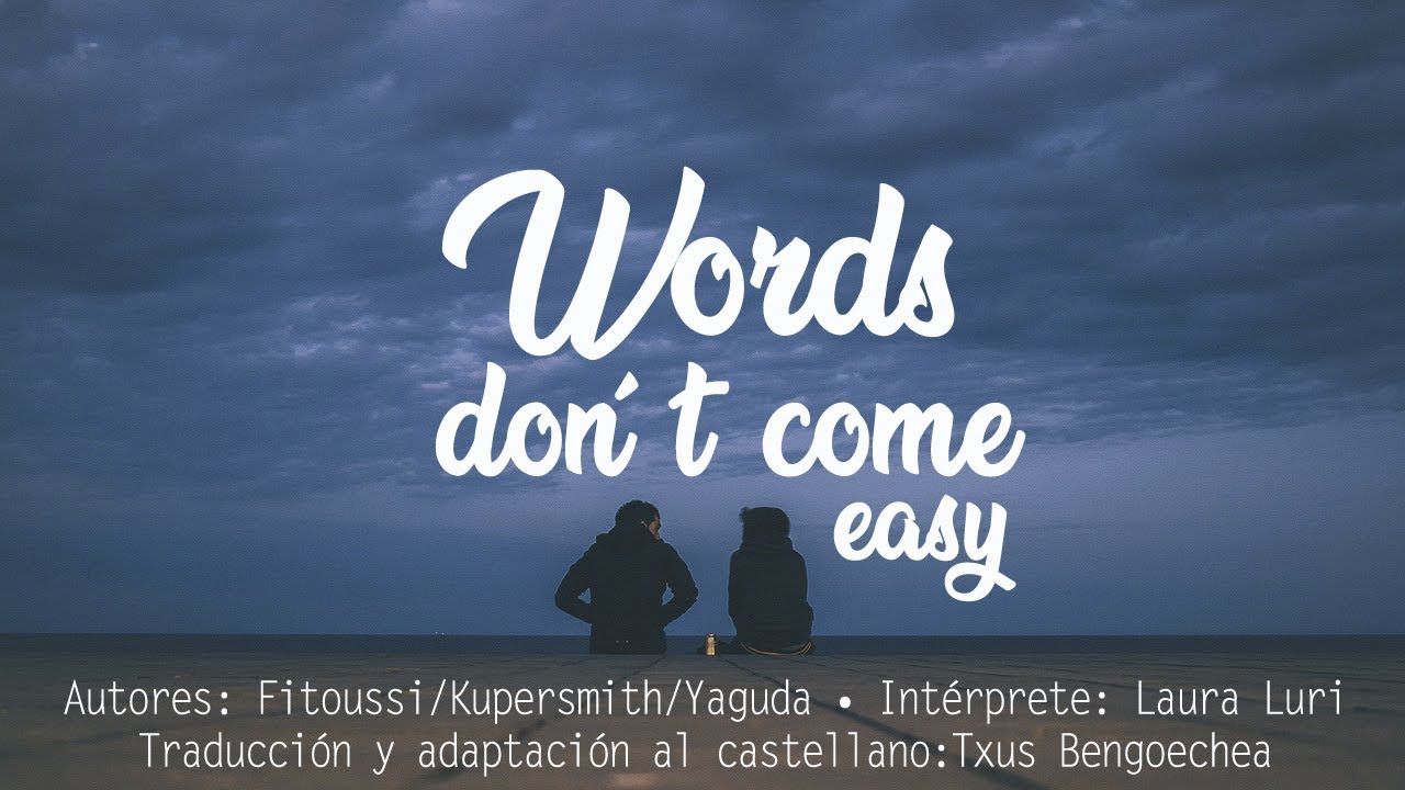 Words don´t come easy. F.R. David. Adaptación al castellano. Versión española. Spanish cover