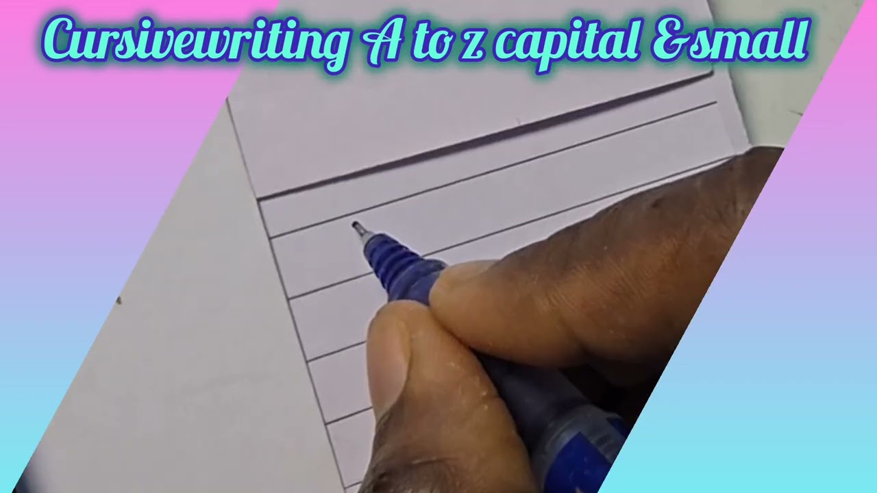 A to Z cursive writing#cursive letter A to Z capital & small#learncursivewriting#howto write cursive