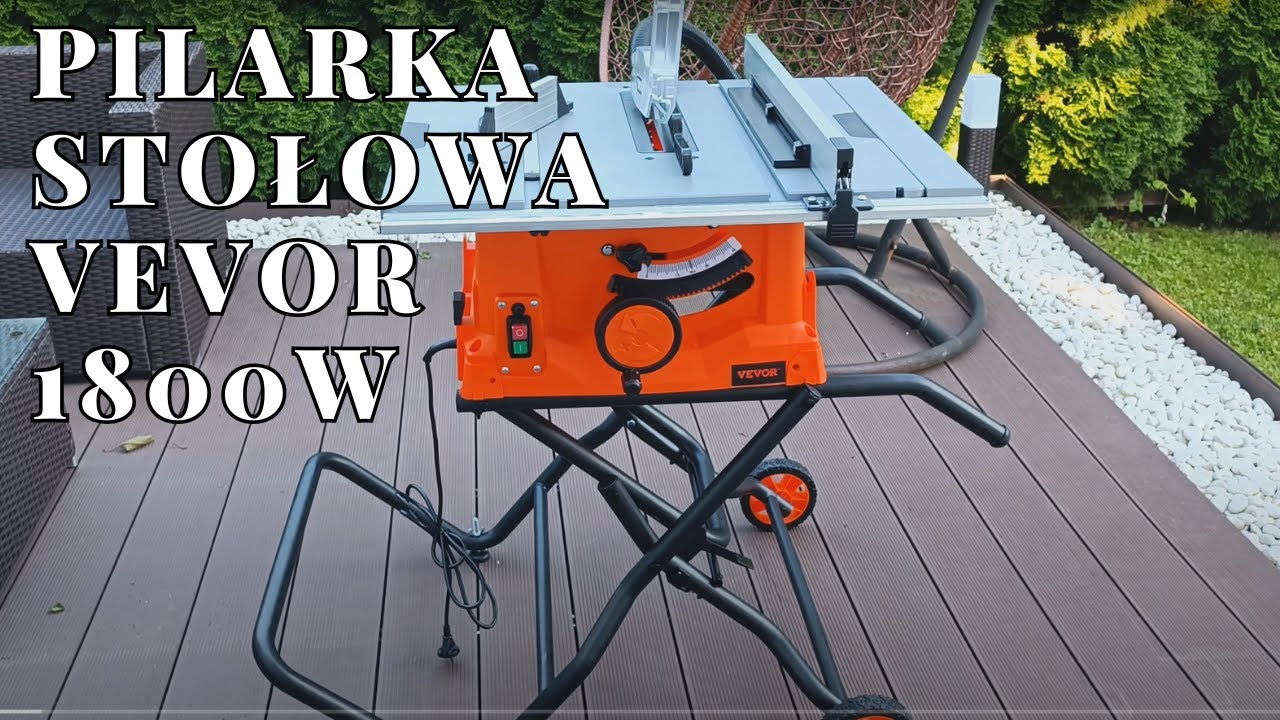 Pilarka stołowa VEVOR 1800W -recenzja