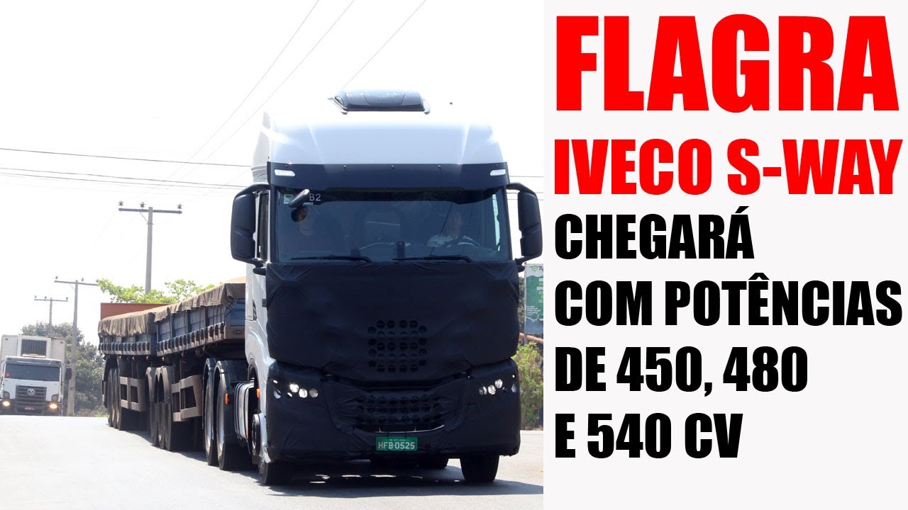IVECO S-WAY CHEGAR&Aacute; COM TRA&Ccedil;&Otilde;ES 6X2 E 6X4 COM AT&Eacute; 540 CV | AUTOS SEGREDOS
