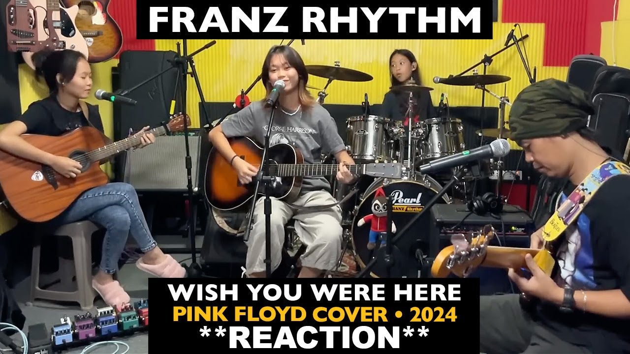 Musicians REACT to Franz Rhythm: Wish You Were Here (Pink Floyd cover 2024)