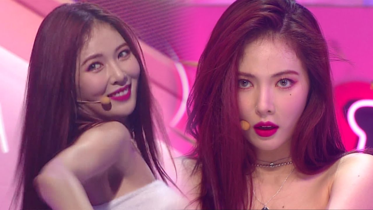 "Comeback Special" HyunA _BABE @ популярная песня Inkigayo 20170903
