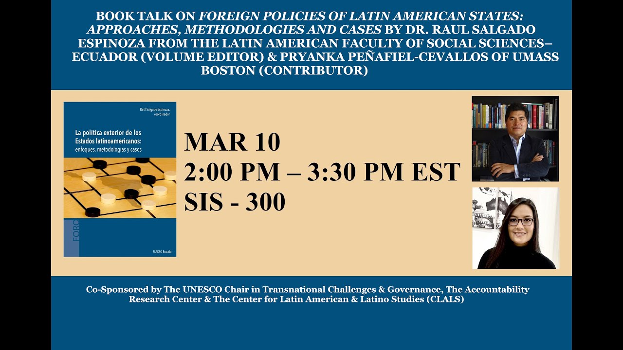 The Foreign Policy of The Latin American States -A Book Talk