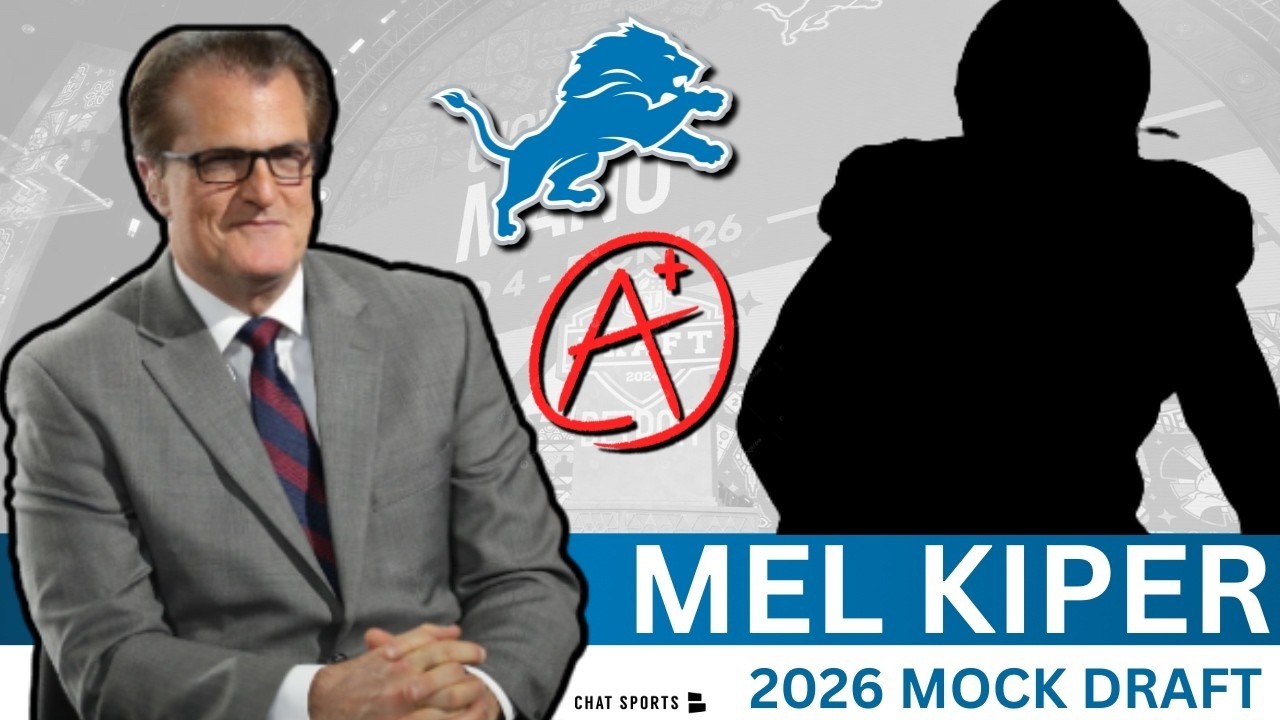 NFL Draft EXPERT Mel Kiper Reveals Lions' Shocking #17 Pick & #50 Pick