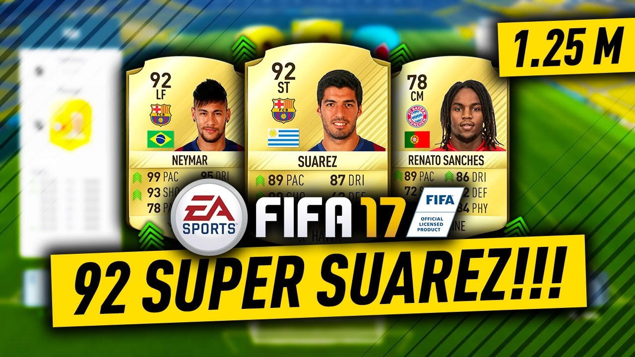 92 SUAREZ ON FIFA 17! WHAT A BEAST! Powered By @ElgatoGaming!
