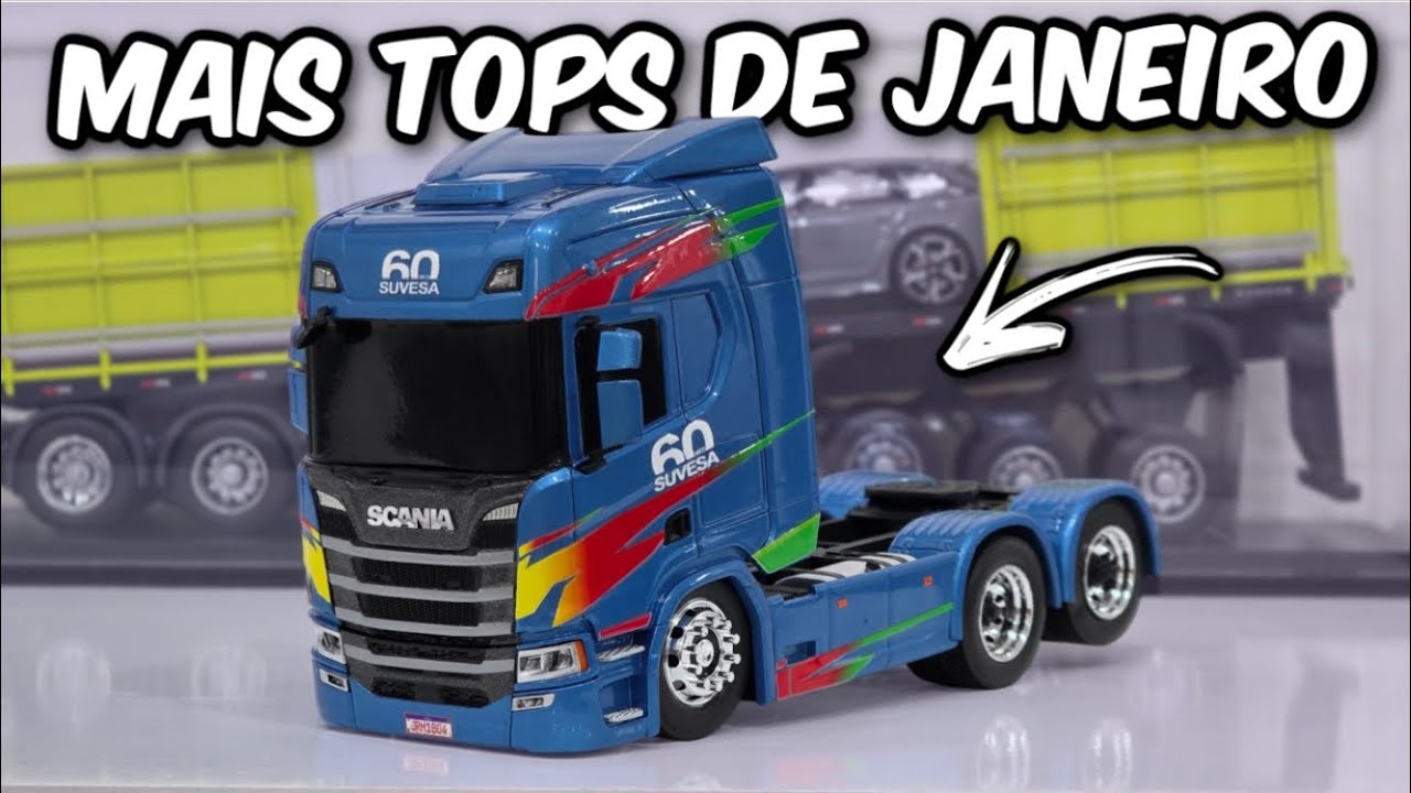 7 MINIATURAS DE CAMINHÃO MAIS TOPS DE JANEIRO 2026
