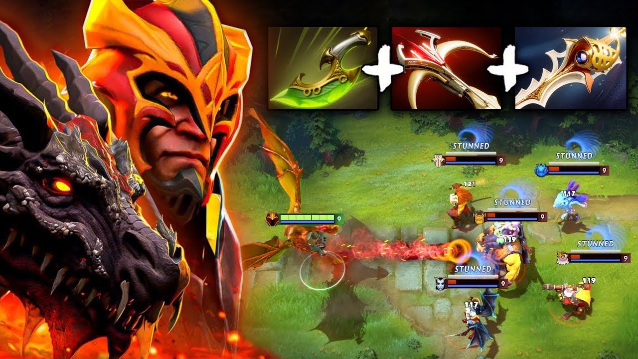 Hard Carry Dragon Knight 🔥🔥🔥Insane Damage 35Kills | Dota 2