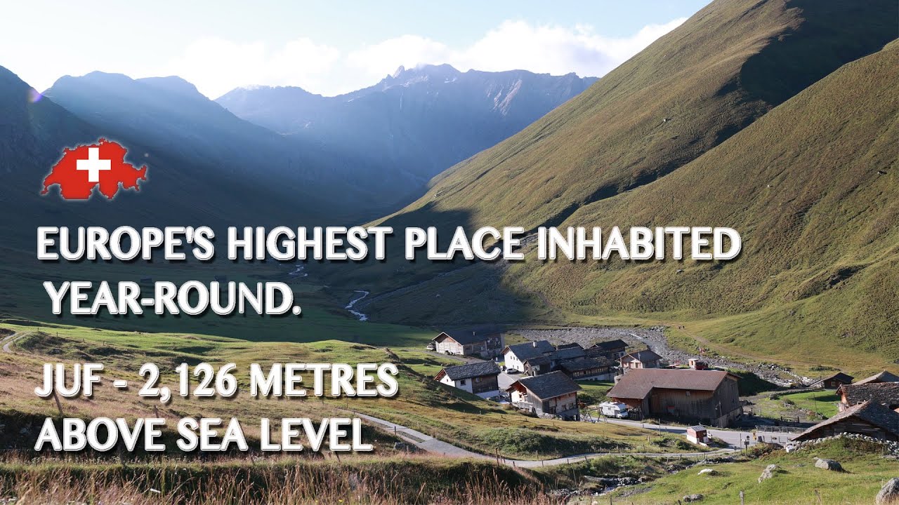 Europe's highest place inhabited year-round | Avers, Juf - Switzerland
