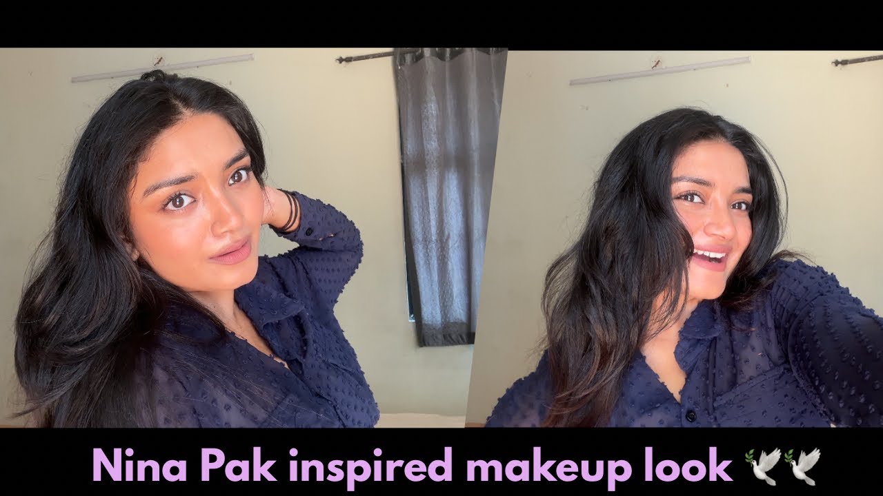 My take on Nina pak inspired look ! Soft natural glam 