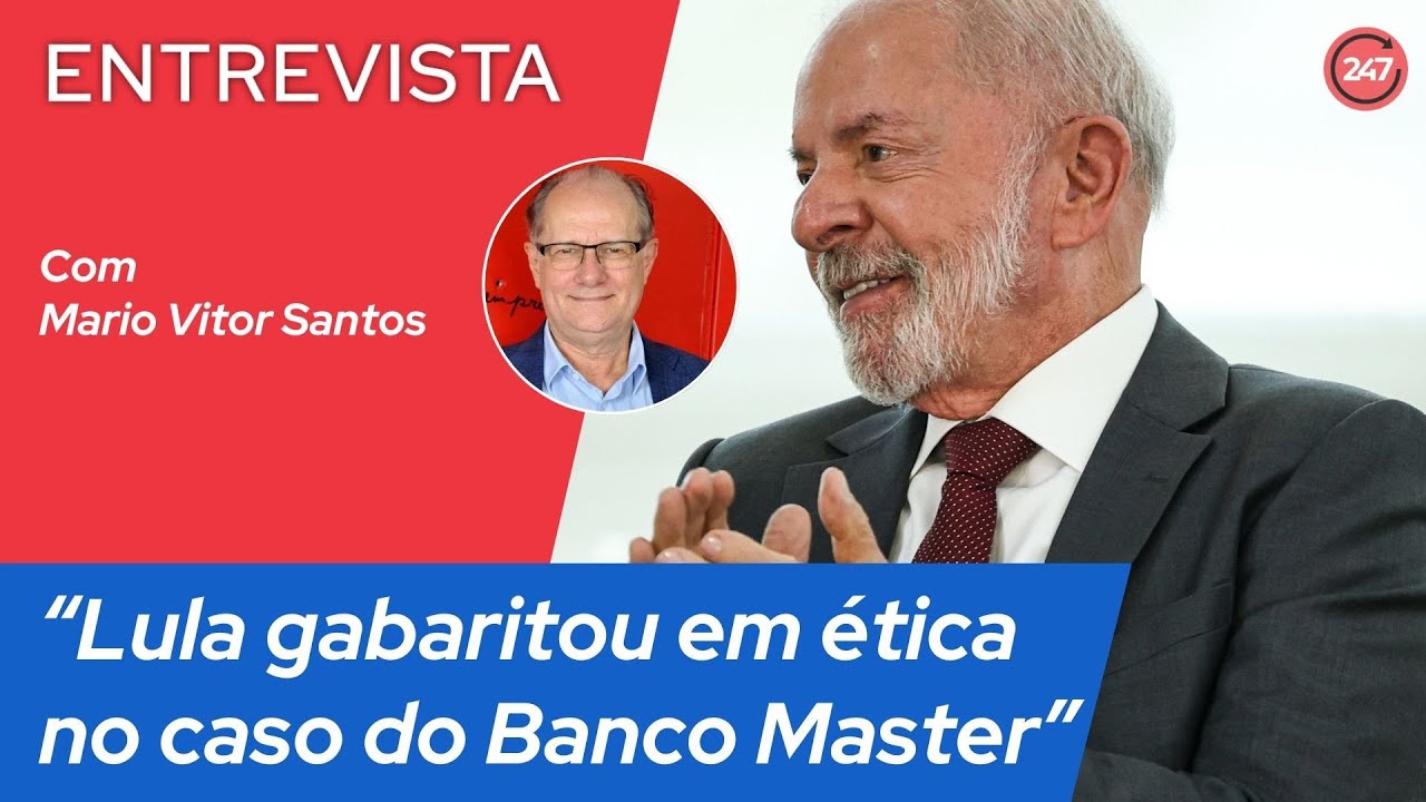 Mario Vitor Santos: “Lula gabaritou em ética no caso do Banco Master”