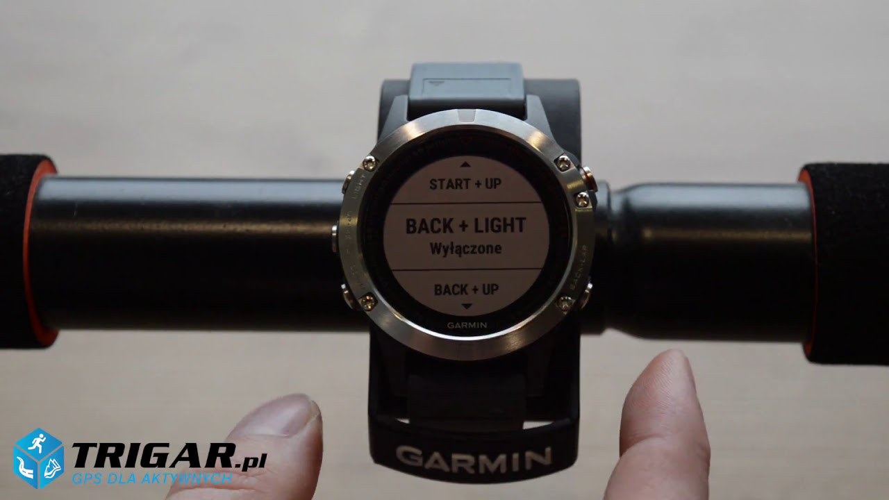 Garmin Fenix 5 - skr&oacute;ty klawiszowe