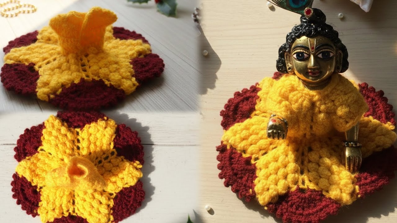 Laddu Gopal ji ki sabse pyari sardiyo ki dress | New Winter Poshak |all size kanhaji dress| crochet