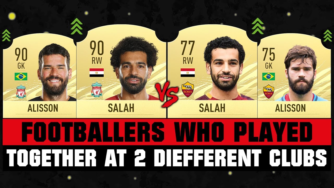 FOOTBALLERS WHO PLAYED TOGETHER AT 2 DIFFERENT CLUBS! 😱🔥 ft. Salah, Ronaldo, Bale... etc