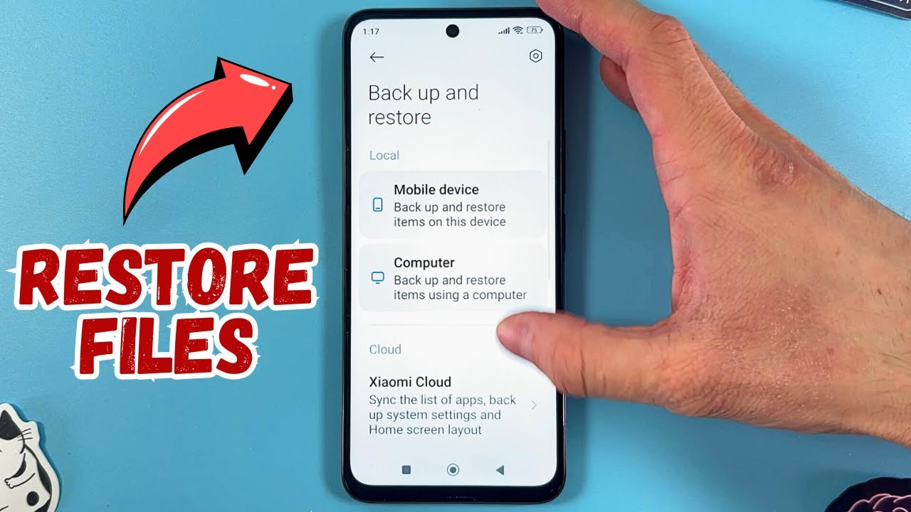 Как сделать резервную копию и восстановить данные на Xiaomi Redmi 13