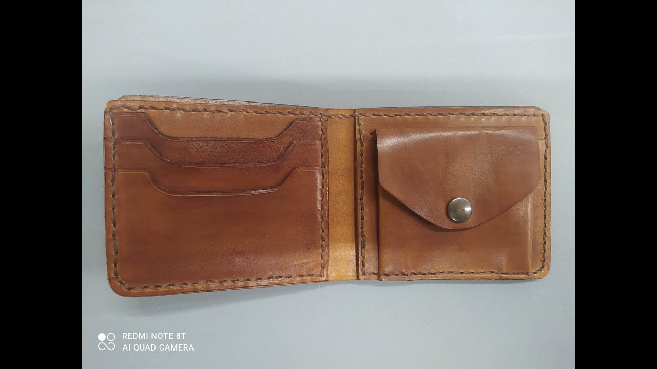Cómo realizar esta  cartera-billetera de cuero. Modelo Jose