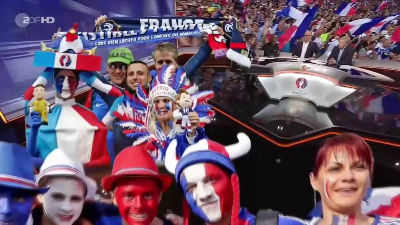 EURO2016 - Zusammenfassung im ZDF Studio - Deutschland vs. Frankreich