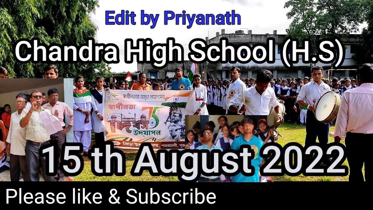 75th Independence Day celebration #chandra high school // chandra,Pairachali, Purulia