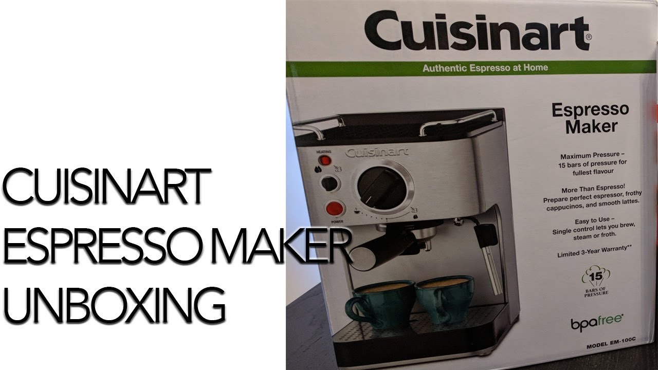 Cuisinart Espresso Maker Unboxing || Gastrofork.ca