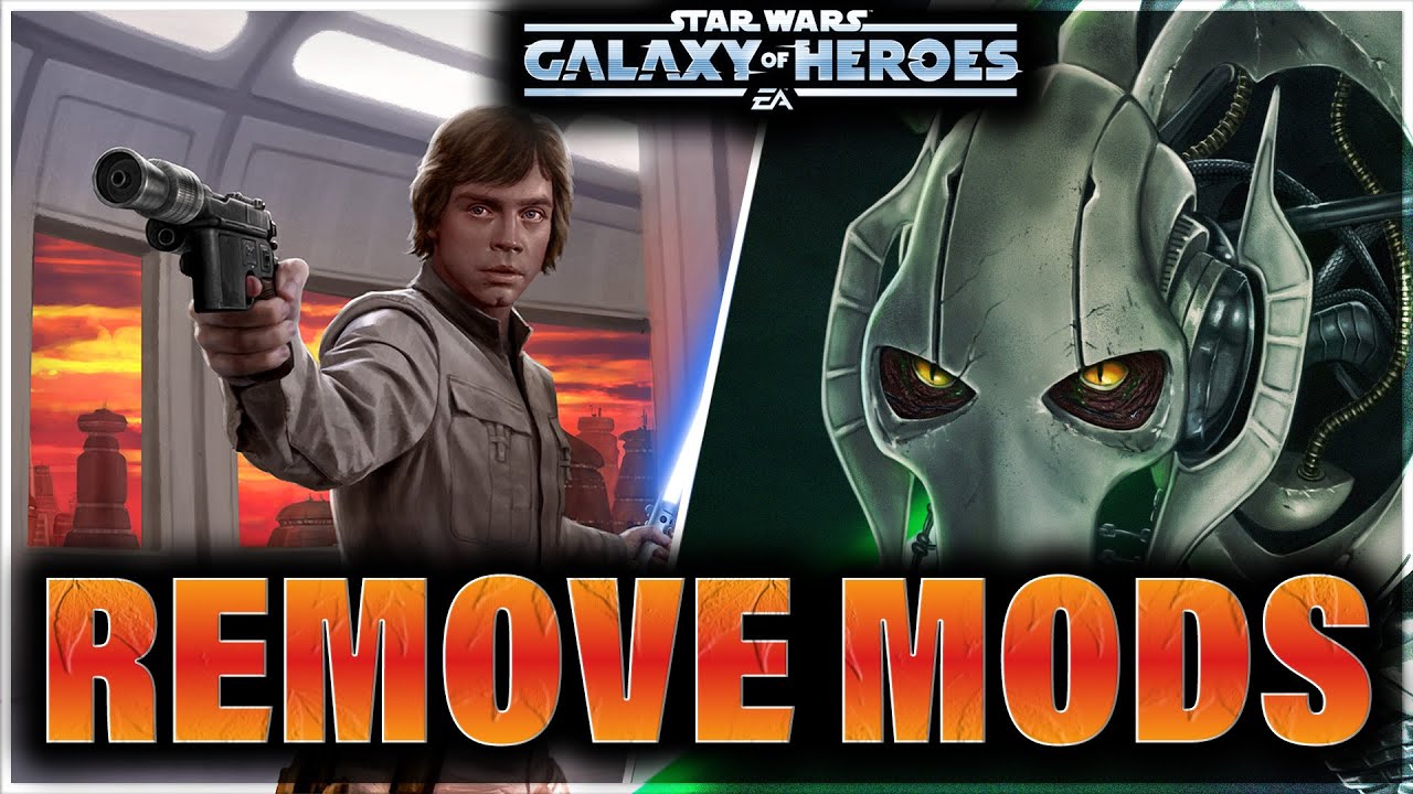 THESE SQUADS ARE NO LONGER RELEVANT, WE CAN REMOVE THEIR MODS #galaxyofheroes #swgoh
