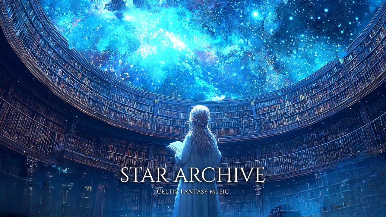 Starry Library Reverie | Celtic Fantasy Music – Healing Vocal