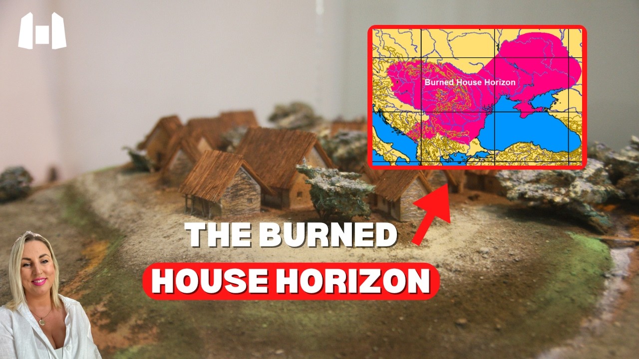 Why were these Neolithic villages burnt down?