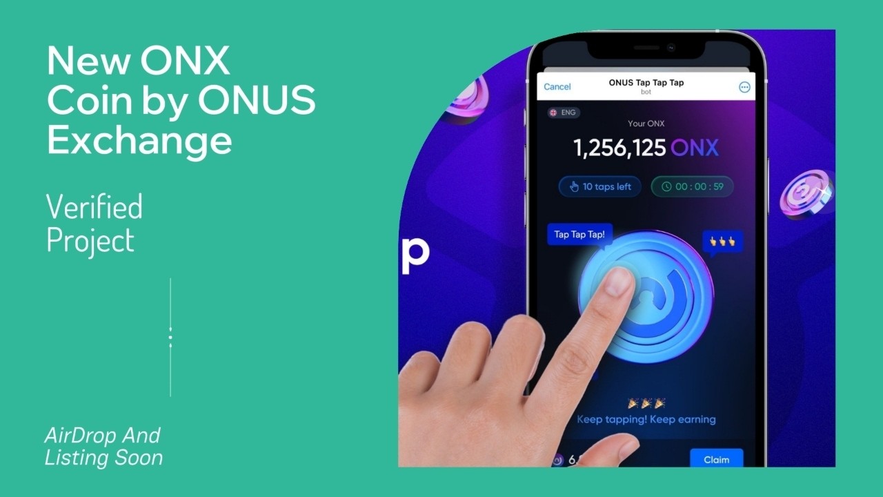 New Onus Coin ONX by ONUS exchange | ONUS Free Mining Tap Tap & Earn $10,000 Listing 2024
