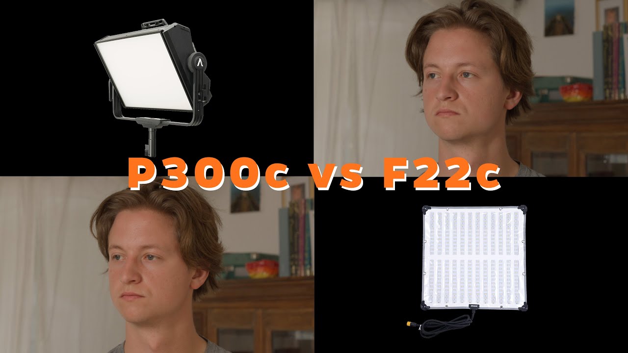 Aputure/Amaran Light Quality Test -  F22c vs P300c