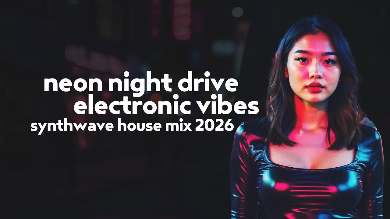 Synthwave House Mix 2026 🌌 Neon Night Drive Electronic Vibes