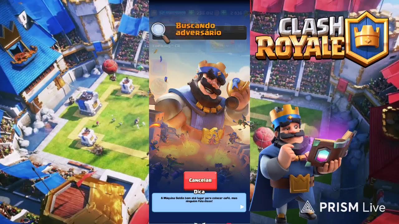 Clash Royale - Em Busca Do Emblema Raro | Playing Solo 🔴 (Live Streaming)  Live da Madrugada