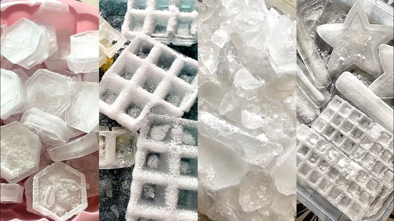 SOLO / ASMR HARD ICE EATING / CRUSHED ICE / CLEAR ICE / ICE CUBE / WHITE ICE