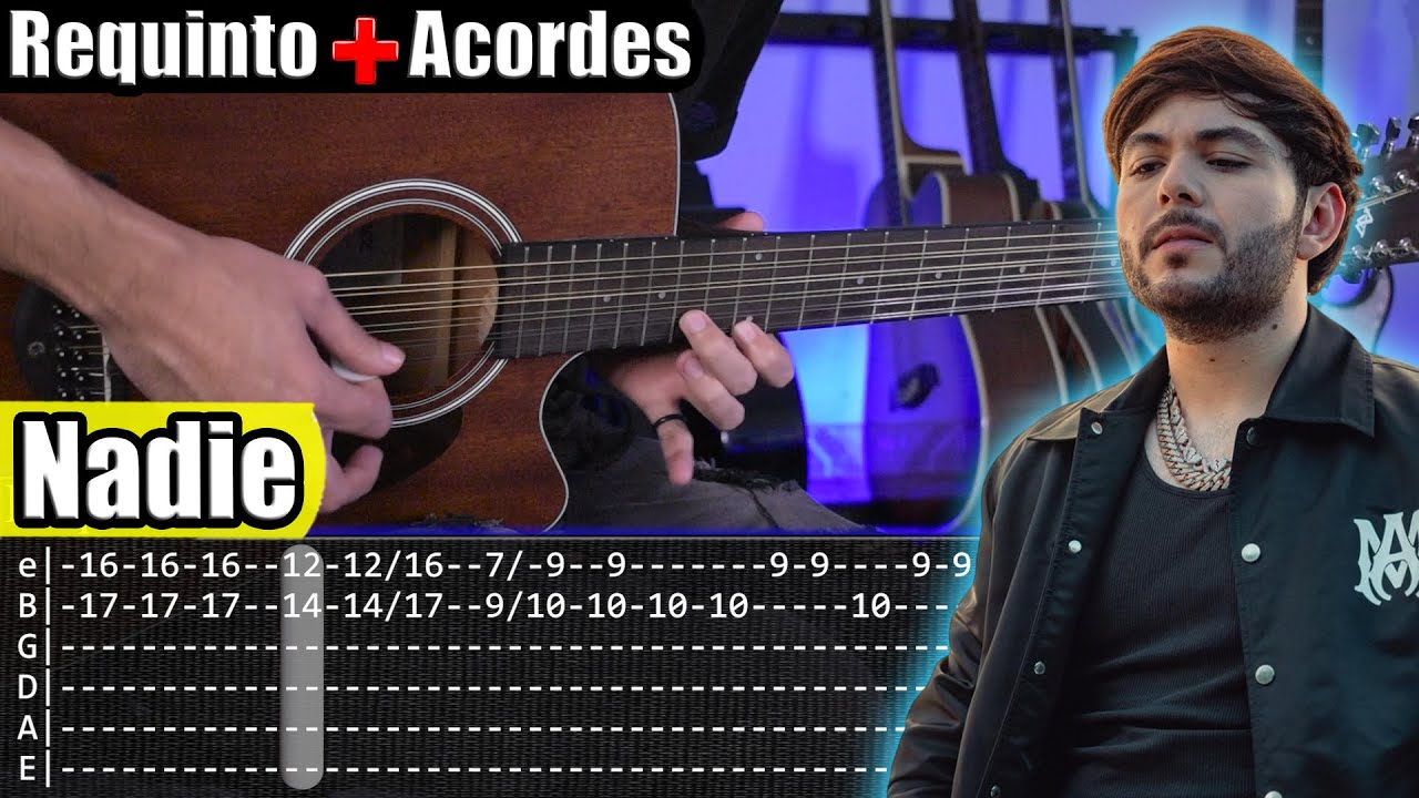 Nadie - Tito Double P - Requinto + Acordes | TABS | Tutorial Guitarra