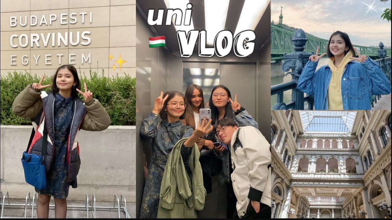 SUB)uni diaries🇭🇺: first day of school, part-time job, studying, meeting | Corvinus University