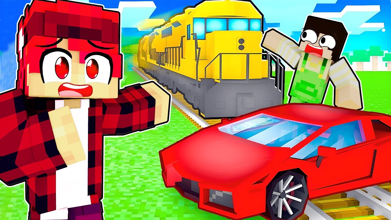 Hachi Thử Thách 24 Giờ Bảo Vệ Siêu Xe Lamborghini Trong Minecraft