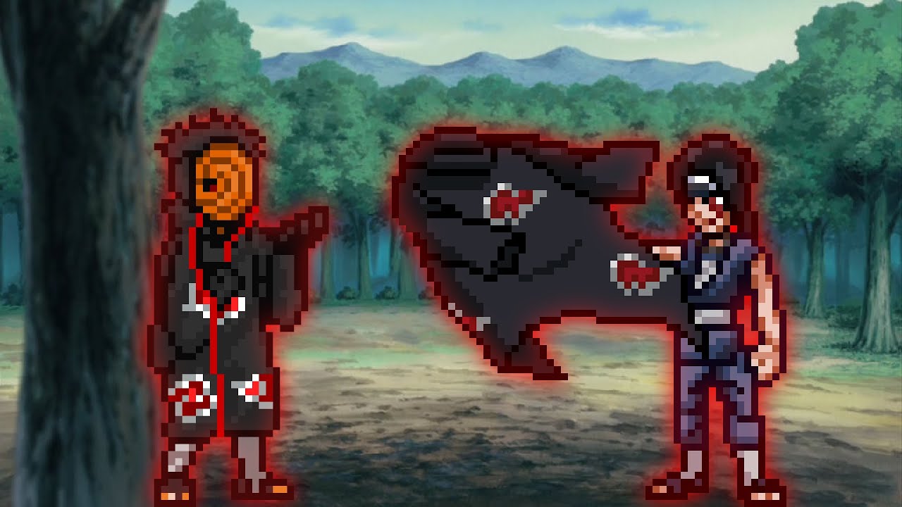 Tobi Akatsuki VS Itachi Jump Force Mugen v10