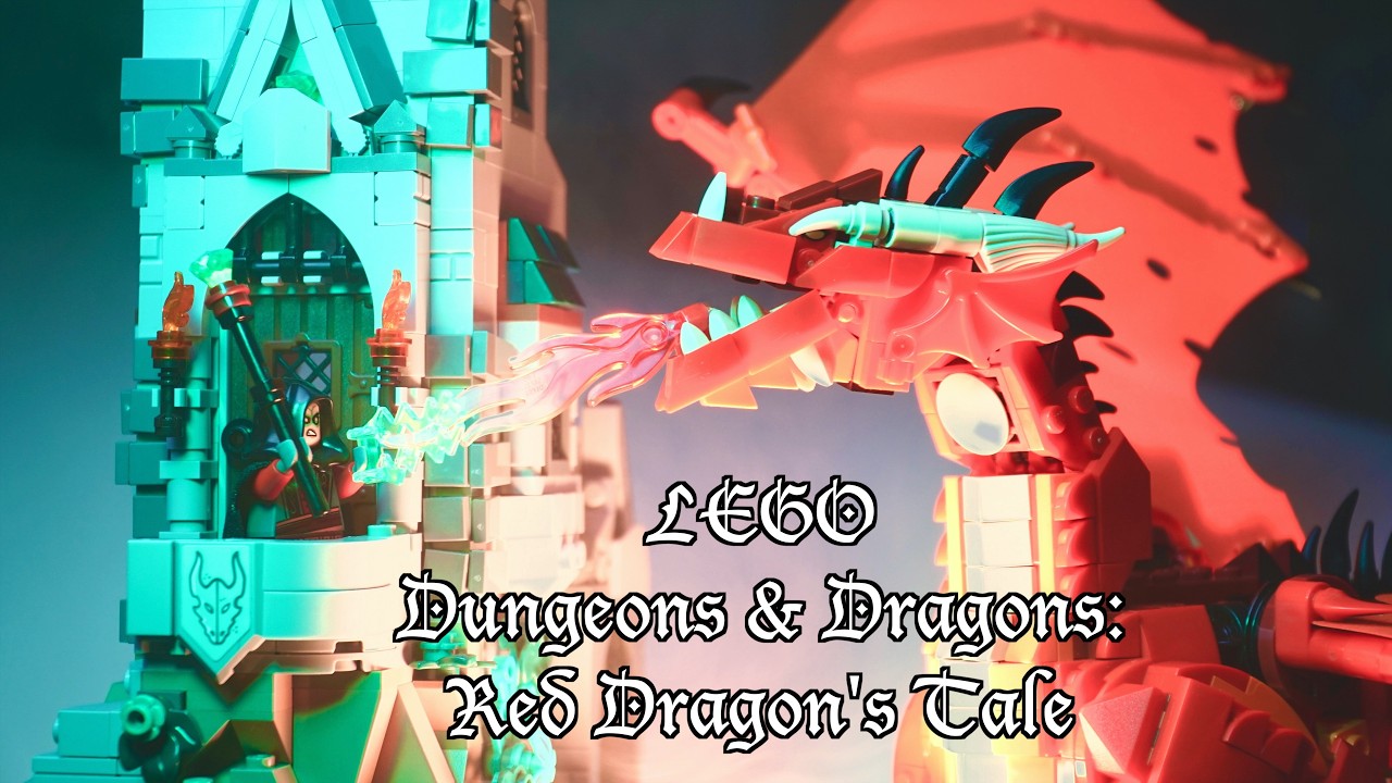 Распаковка набора LEGO Dungeons & Dragons, посвященного 50-летию игры.