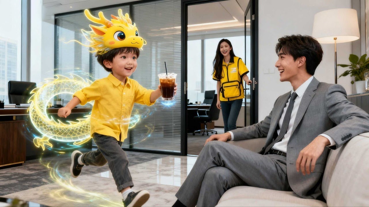 Niño ayuda a mamá a llevar café; el cliente es un CEO… ¡y resulta ser su padre!