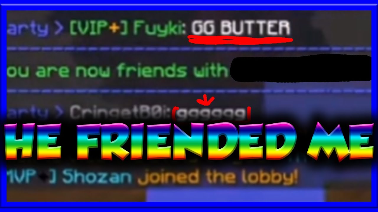 HE FINALLY FRIENDED ME!!!!!