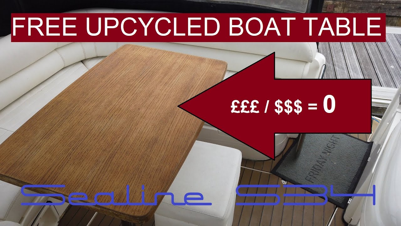 UPCYCLING - Новый стол-лодка - новое из старого!