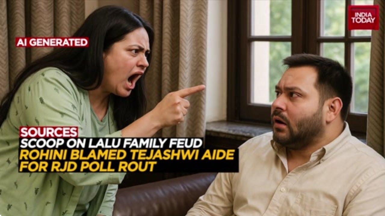 Lalu Family Feud Explodes: Rohini Acharya Accuses Tejashwi Yadav Of Assault After Poll Loss
