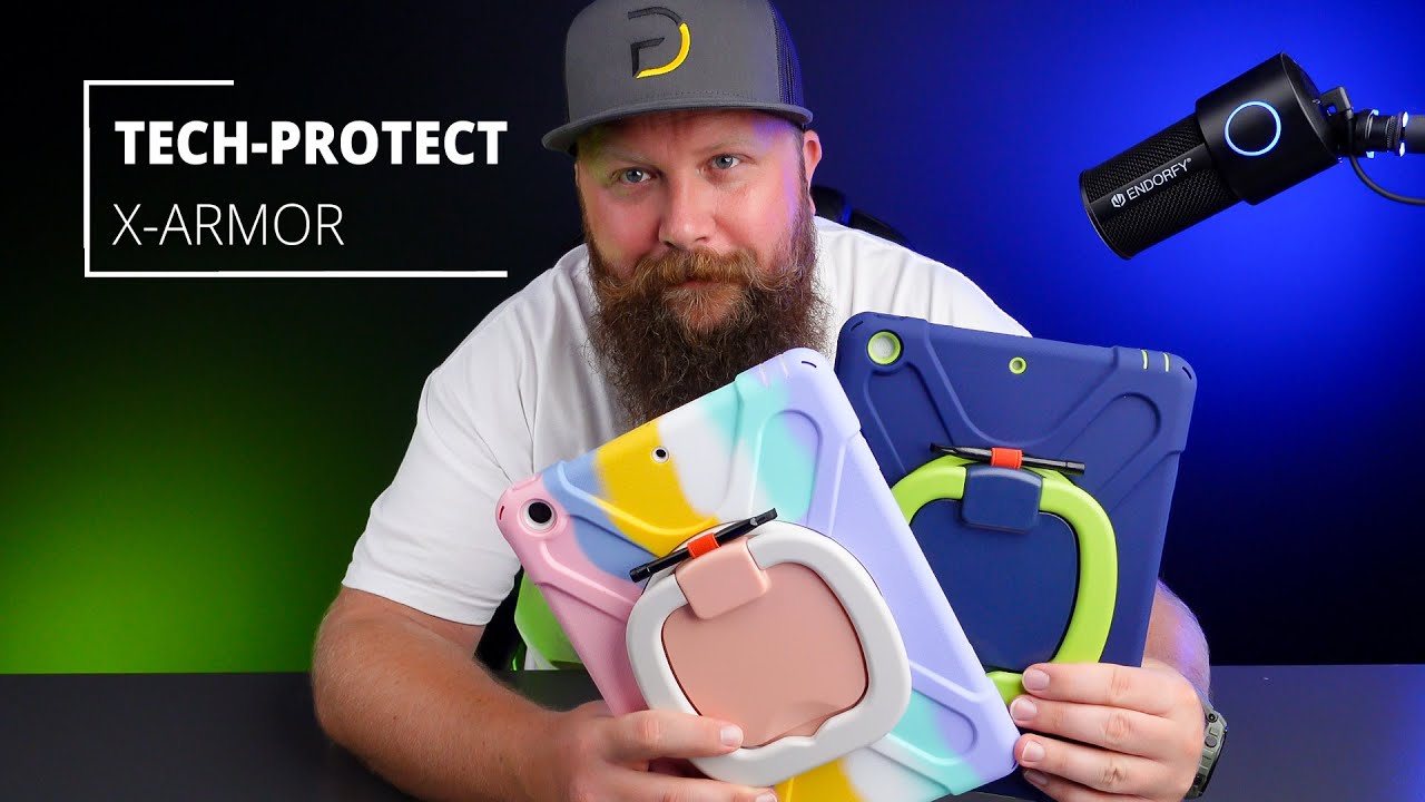 Kolorowe, Super Wytrzymałe Etui 360 dla Dużych i Małych - Case Tech-Protect X-Armor do Apple iPad