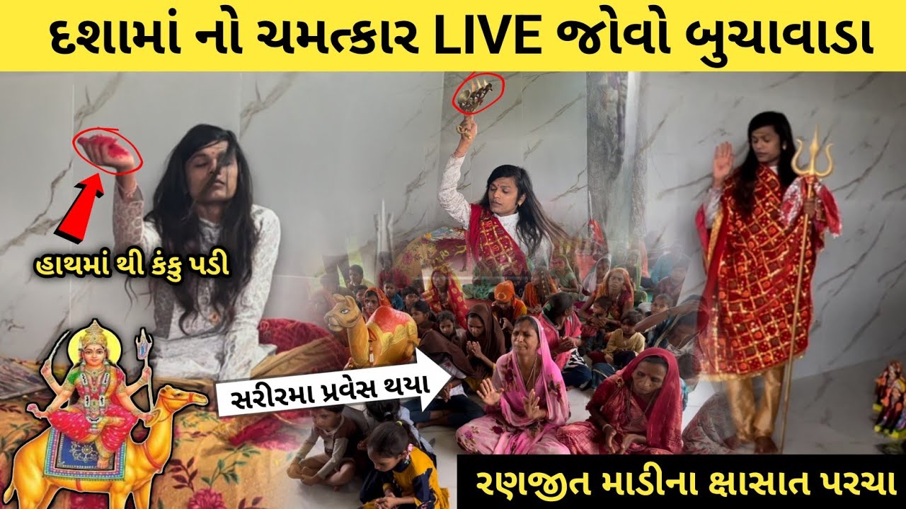 બુચાવાડા માં દશામાં નો ચમત્કાર | રણજીત માડી ને દશામાના સાક્ષાત પરચા | Dashama Temple | Mayur Vlogs